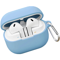 Чехол защитный VLP Charm Case для Samsung Buds 3/3 Pro (Light Blue)