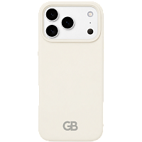 Силиконовый чехол GB case для iPhone 17 Pro Max (White)