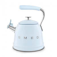 Чайник со свистком SMEG CKLW2001 (PB Пастельный голубой)