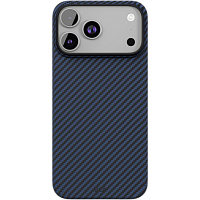 Чехол защитный VLP Kevlar Case с MagSafe для Iphone 17 Pro Max (Blue)