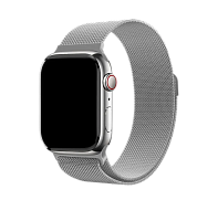 Ремешок металлический uBear Spark для Apple Watch 44/45/46/49mm (M/L, Silver)