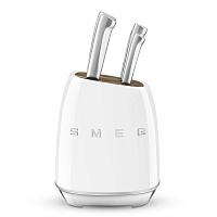 Набор ножей с подставкой SMEG KBSF02 (WH Белый)