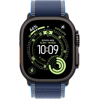 Умные часы Apple Watch Ultra 3 49mm (Black Titanium Blue/Bright Blue Trail Loop M/L)