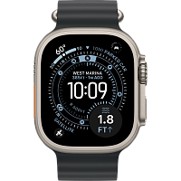 Умные часы Apple Watch Ultra 3 49mm (Natural Titanium Black Ocean Band)